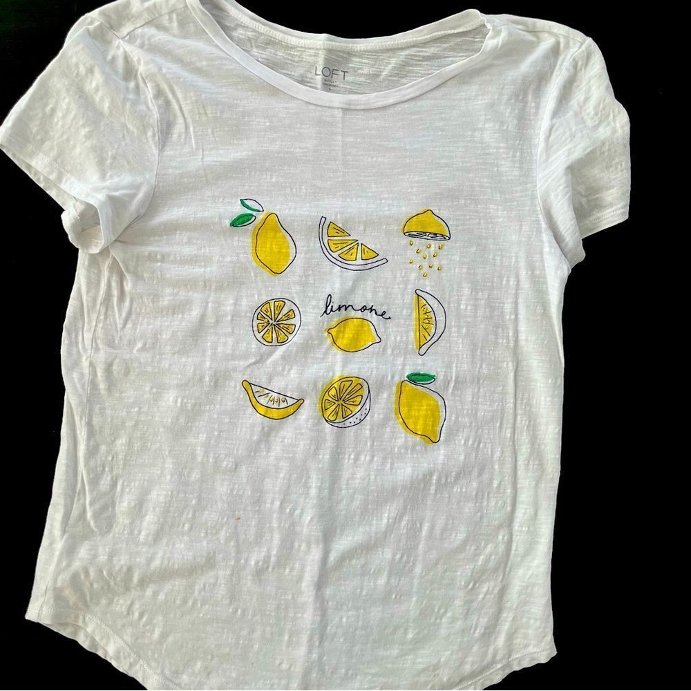 LOFT Lemon Graphic Tee